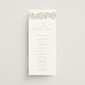 Wedding Programs