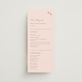 Wedding Programs