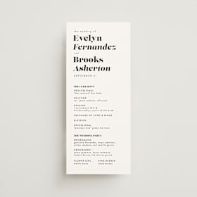 Wedding Programs
