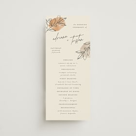 Wedding Programs