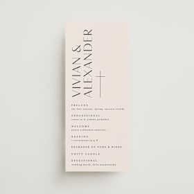Wedding Programs