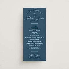 Wedding Programs