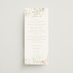 Wedding Programs