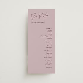 Wedding Programs