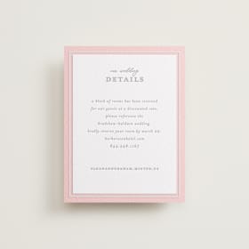Letterpress Direction Cards