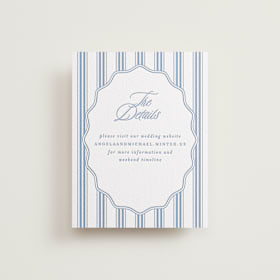 Letterpress Direction Cards
