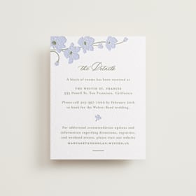 Letterpress Direction Cards