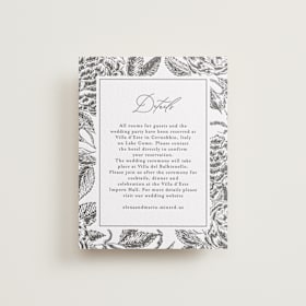 Letterpress Reception Cards