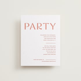 Letterpress Reception Cards