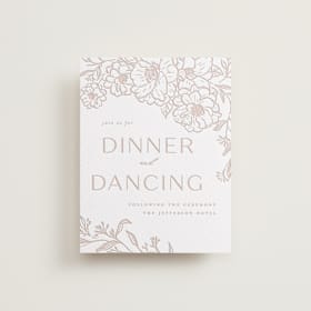 Letterpress Reception Cards