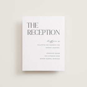 Letterpress Reception Cards