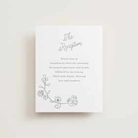 Letterpress Reception Cards