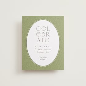 Letterpress Reception Cards