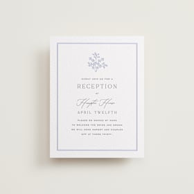 Letterpress Reception Cards