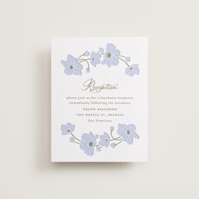 Letterpress Reception Cards