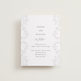 Letterpress Reception Cards