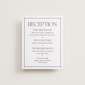 Letterpress Reception Cards
