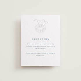 Letterpress Reception Cards