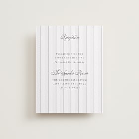 Letterpress Reception Cards