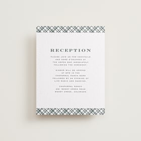 Letterpress Reception Cards