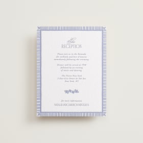 Letterpress Reception Cards