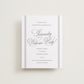 Letterpress Rehearsal Dinner Cards