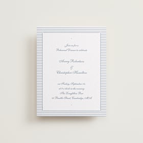 Letterpress Rehearsal Dinner Cards