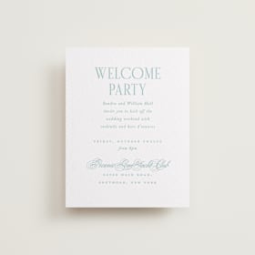 Letterpress Rehearsal Dinner Cards