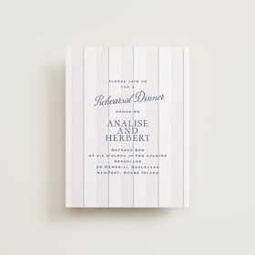 Letterpress Rehearsal Dinner Cards