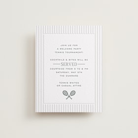 Letterpress Rehearsal Dinner Cards