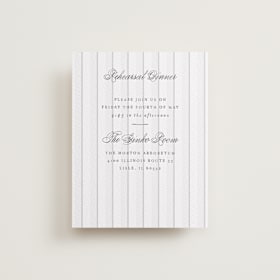 Letterpress Rehearsal Dinner Cards
