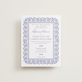 Letterpress Rehearsal Dinner Cards