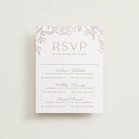 Letterpress Multi-Event RSVP Cards