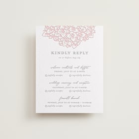 Letterpress Multi-Event RSVP Cards