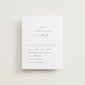 Letterpress RSVP Cards