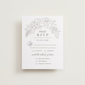 Letterpress RSVP Cards