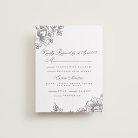 Letterpress RSVP Cards