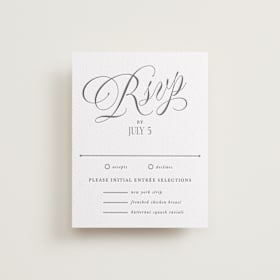 Letterpress RSVP Cards