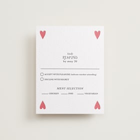 Letterpress RSVP Cards