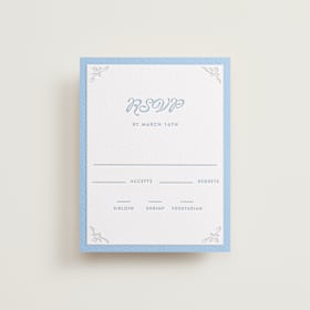Letterpress RSVP Cards