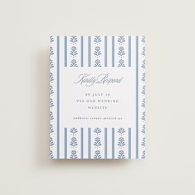 Letterpress RSVP Online Enclosure Cards