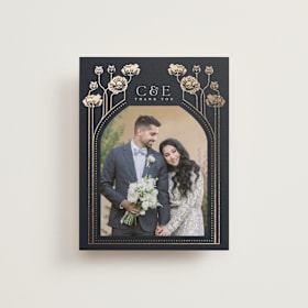Foil-Pressed Wedding Thank You Cards