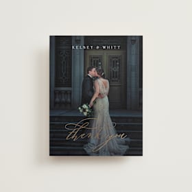 Foil-Pressed Wedding Thank You Cards