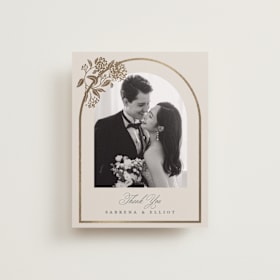 Foil-Pressed Wedding Thank You Cards