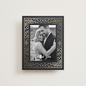 Foil-Pressed Wedding Thank You Cards