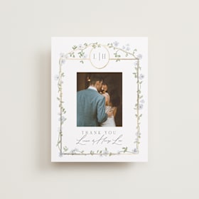 Foil-Pressed Wedding Thank You Cards