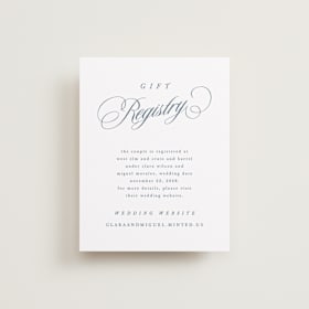 Bridal Shower Insert Cards