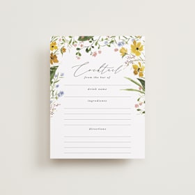 Bridal Shower Insert Cards