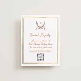 Bridal Shower Insert Cards