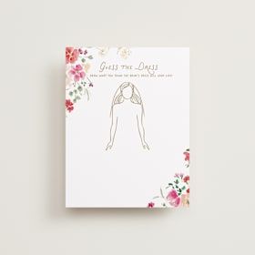 Bridal Shower Insert Cards
